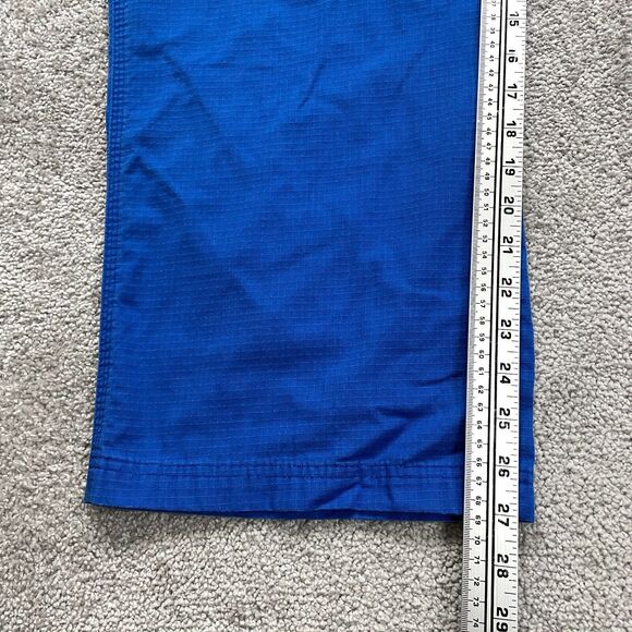 Carhartt Scrub Casual Pants Mens 2XL Royal Blue Straight Leg Elastic Waist 43x27 - Picture 9 of 13